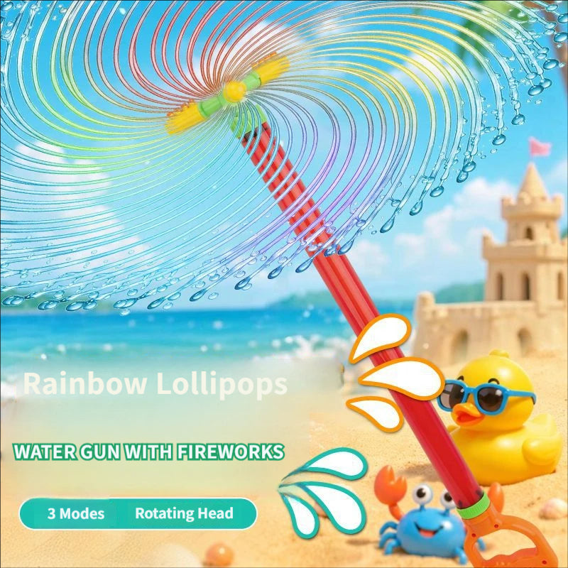 Lollipop Fireworks Water Gun Rotating Windmill Sprinkler