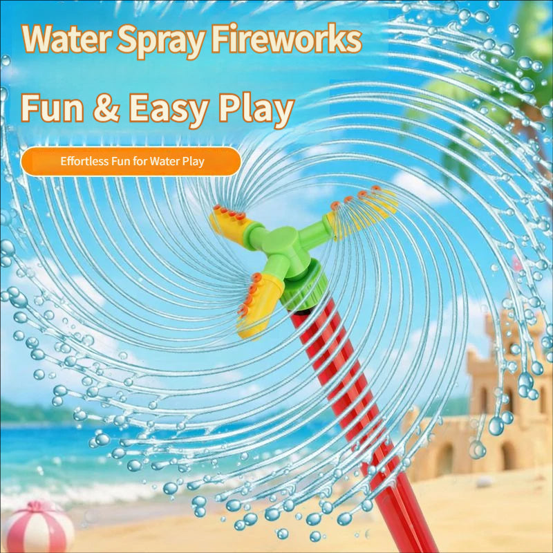 Lollipop Fireworks Water Gun Rotating Windmill Sprinkler