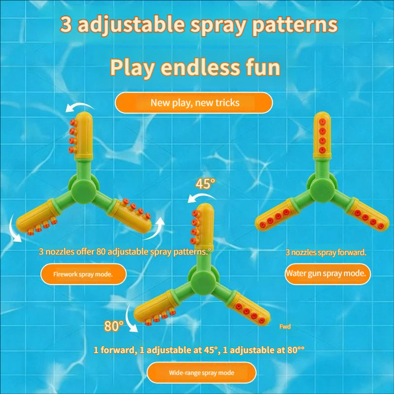 Lollipop Fireworks Water Gun Rotating Windmill Sprinkler