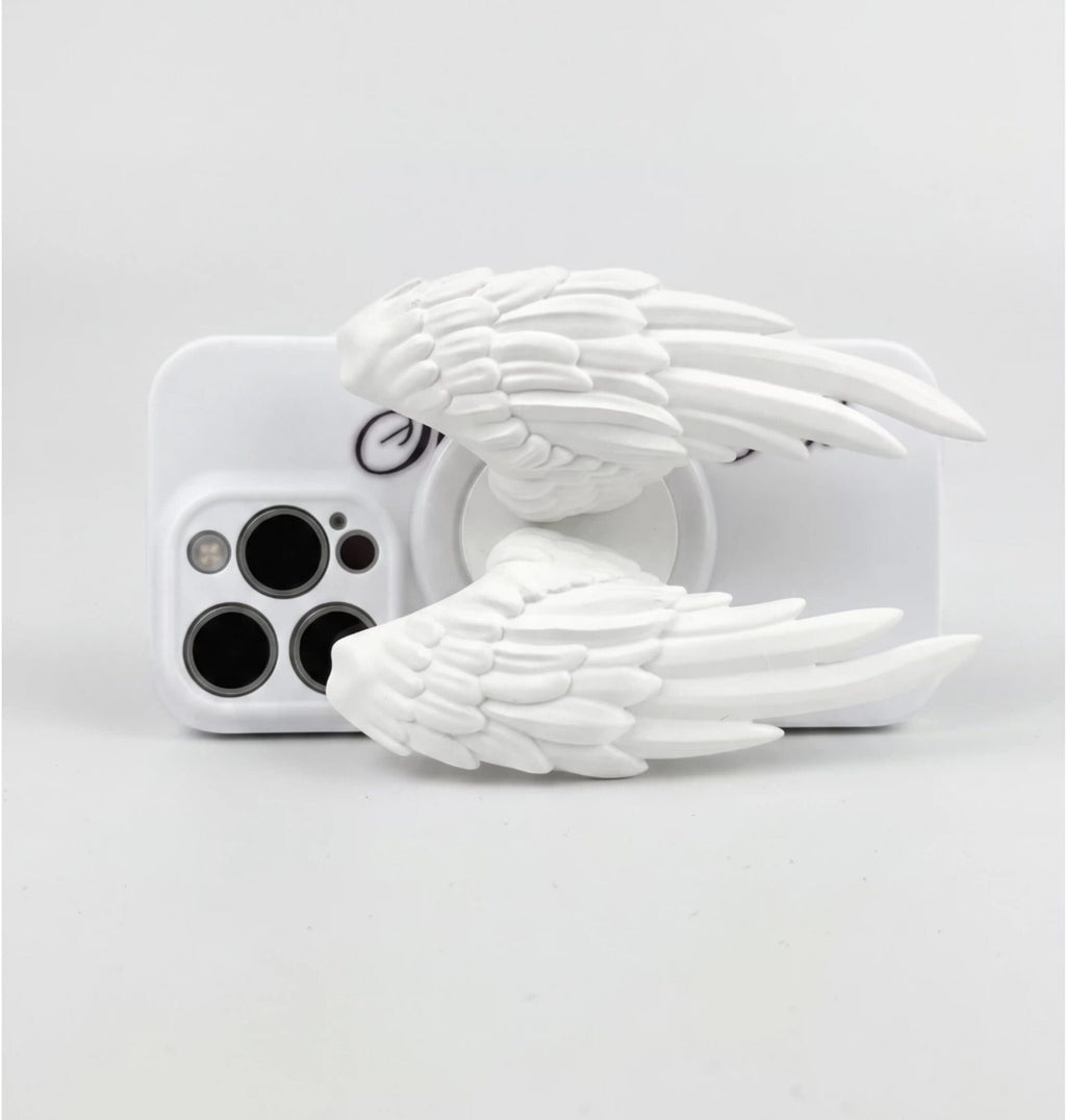 Magnetic MagSafe Phone Grip/Stand – Angel Wings Design