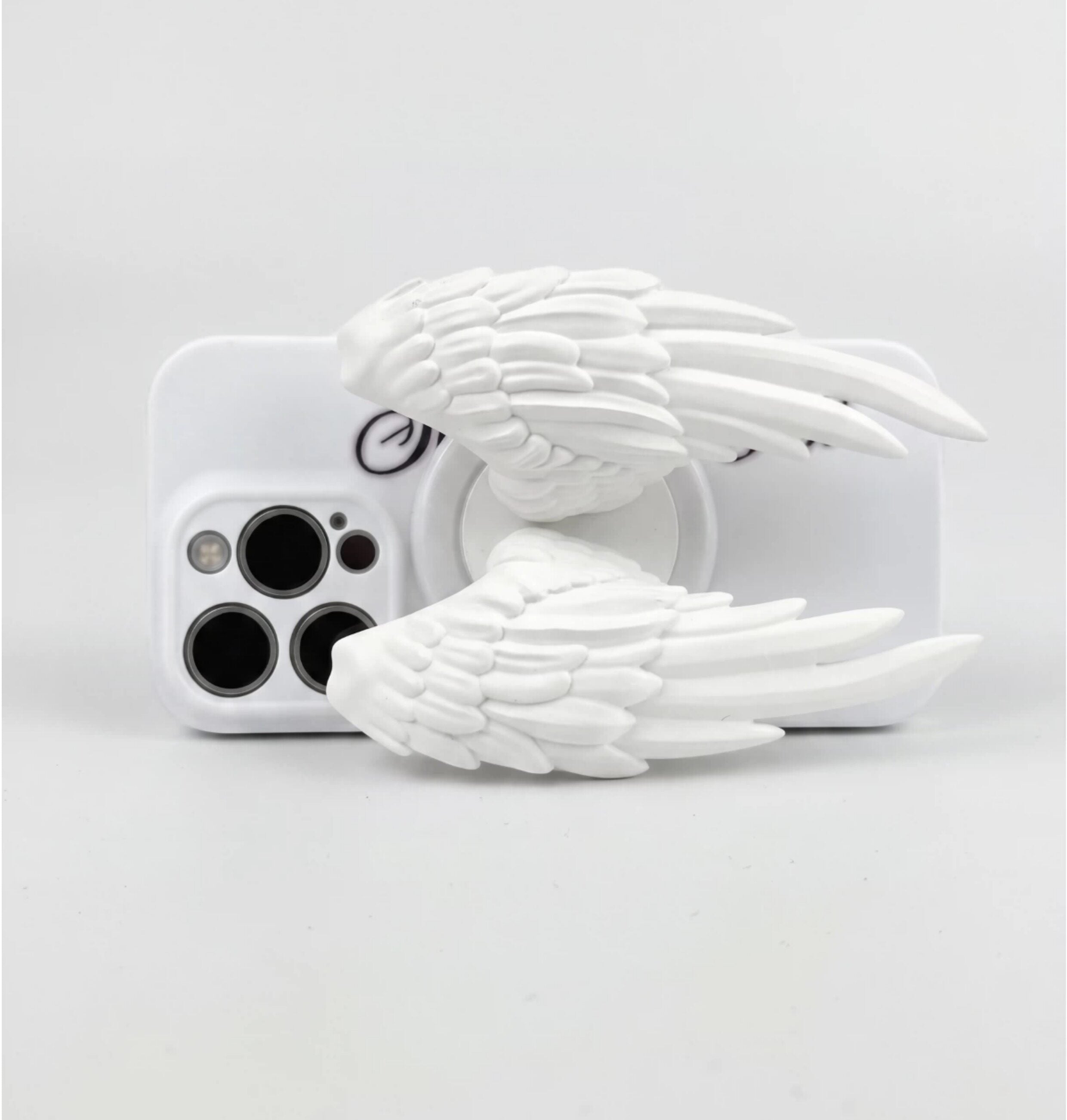 Magnetic MagSafe Phone Grip/Stand – Angel Wings Design