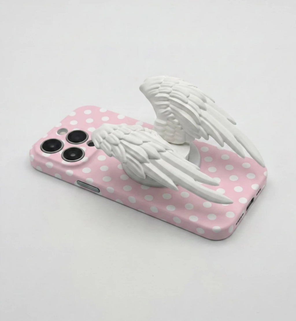Magnetic MagSafe Phone Grip/Stand – Angel Wings Design