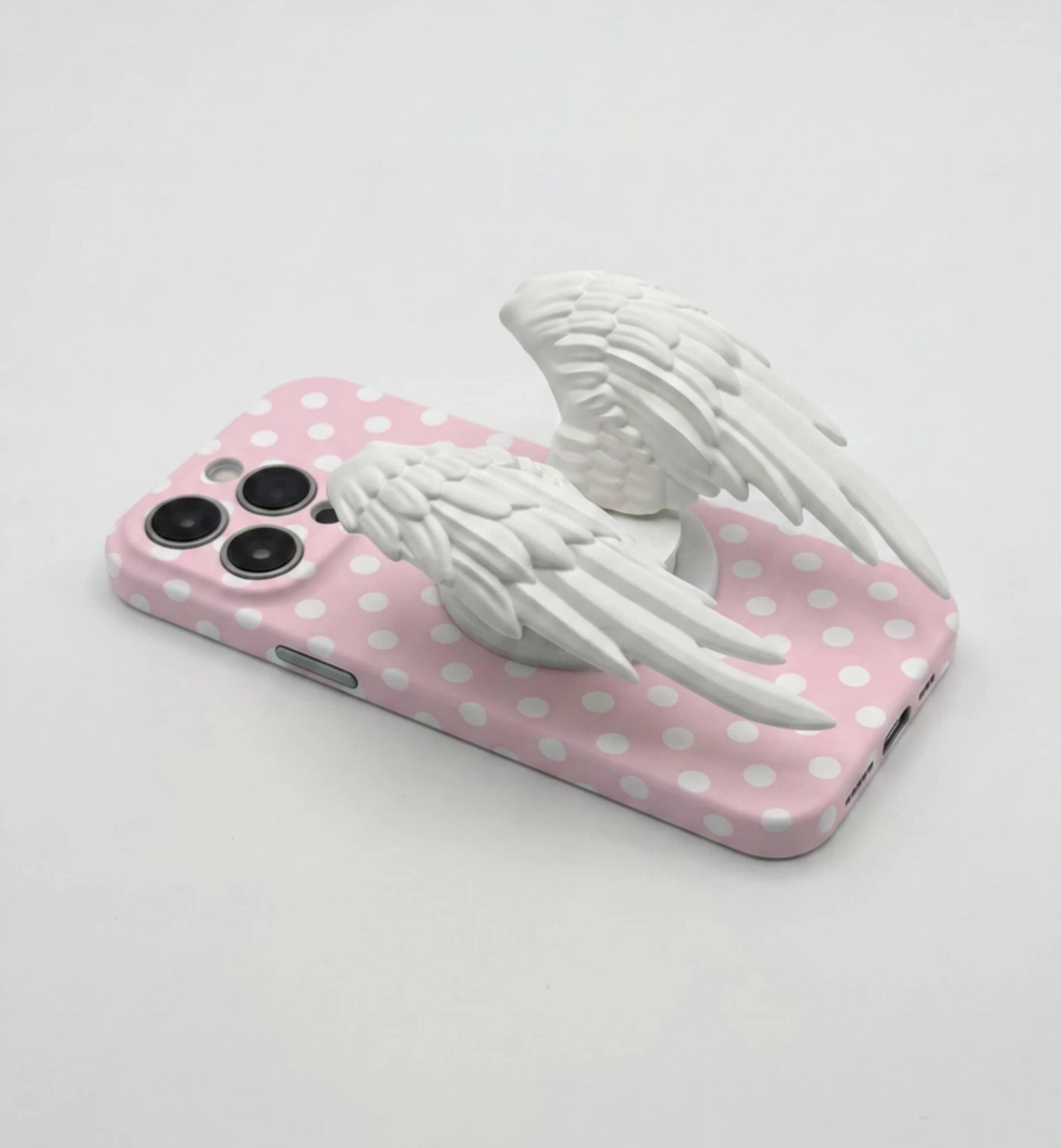 Magnetic MagSafe Phone Grip/Stand – Angel Wings Design