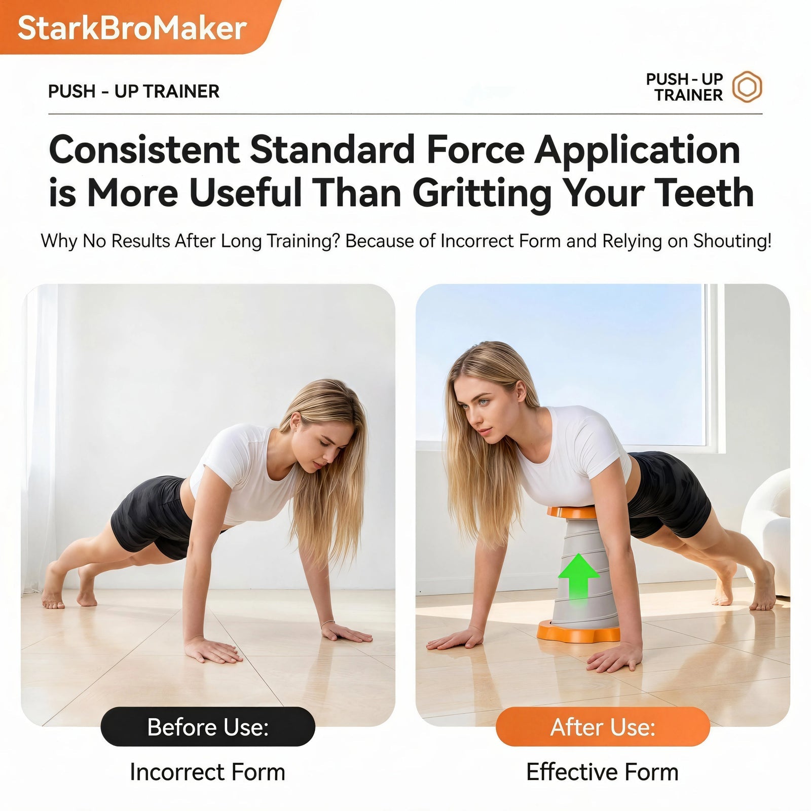 StarkbroMaker Fitness Push Up Assistant Trainer StarkbroMaker