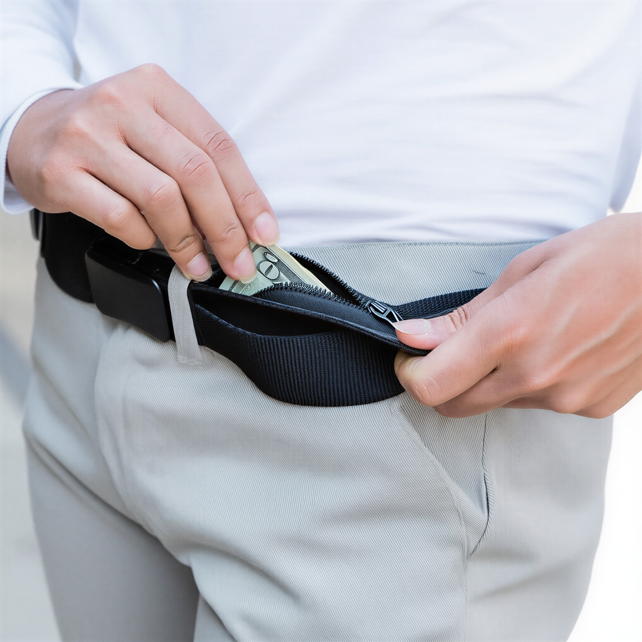 Hidden Pocket Belt
