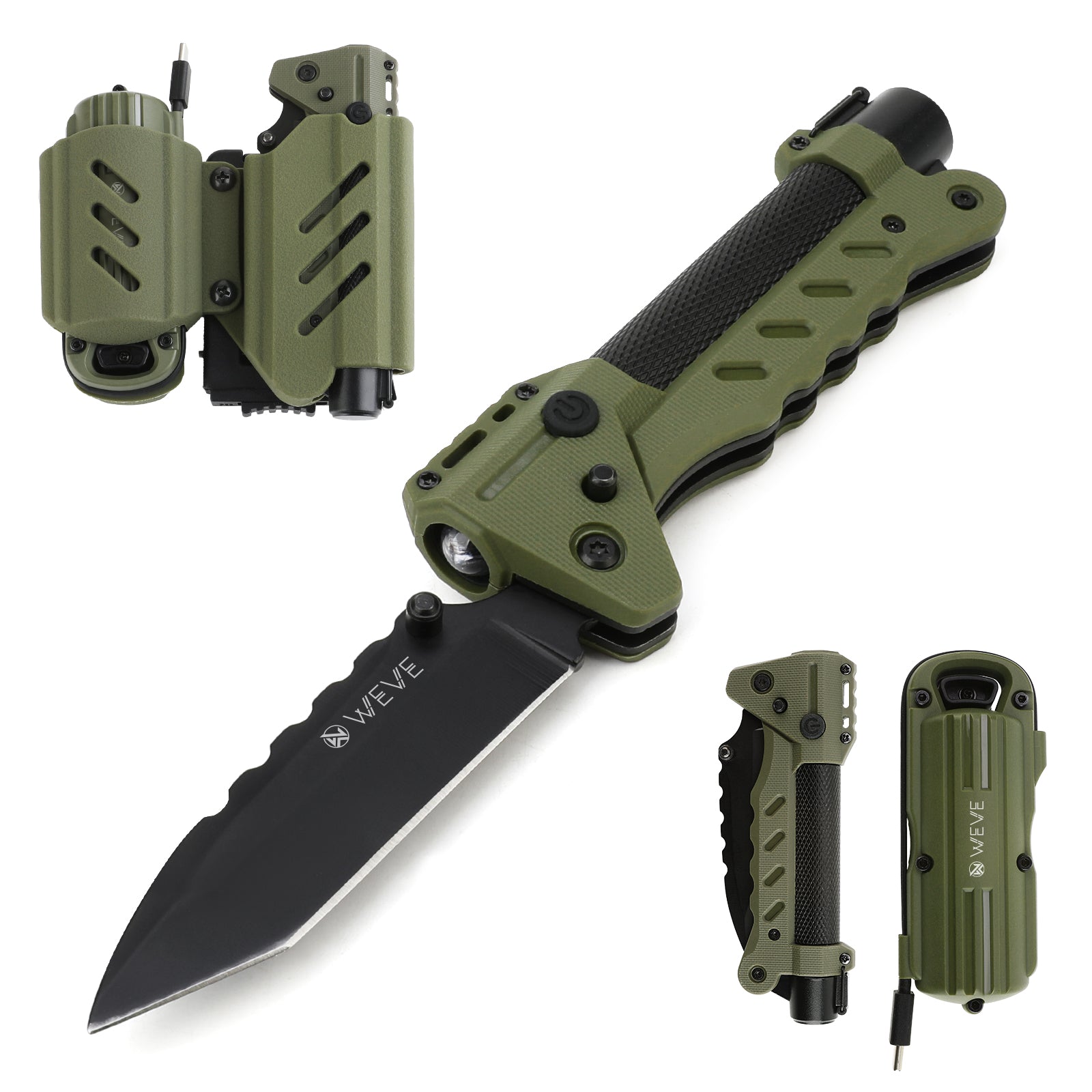 Outdoor Multi-functional Portable Folding Knife