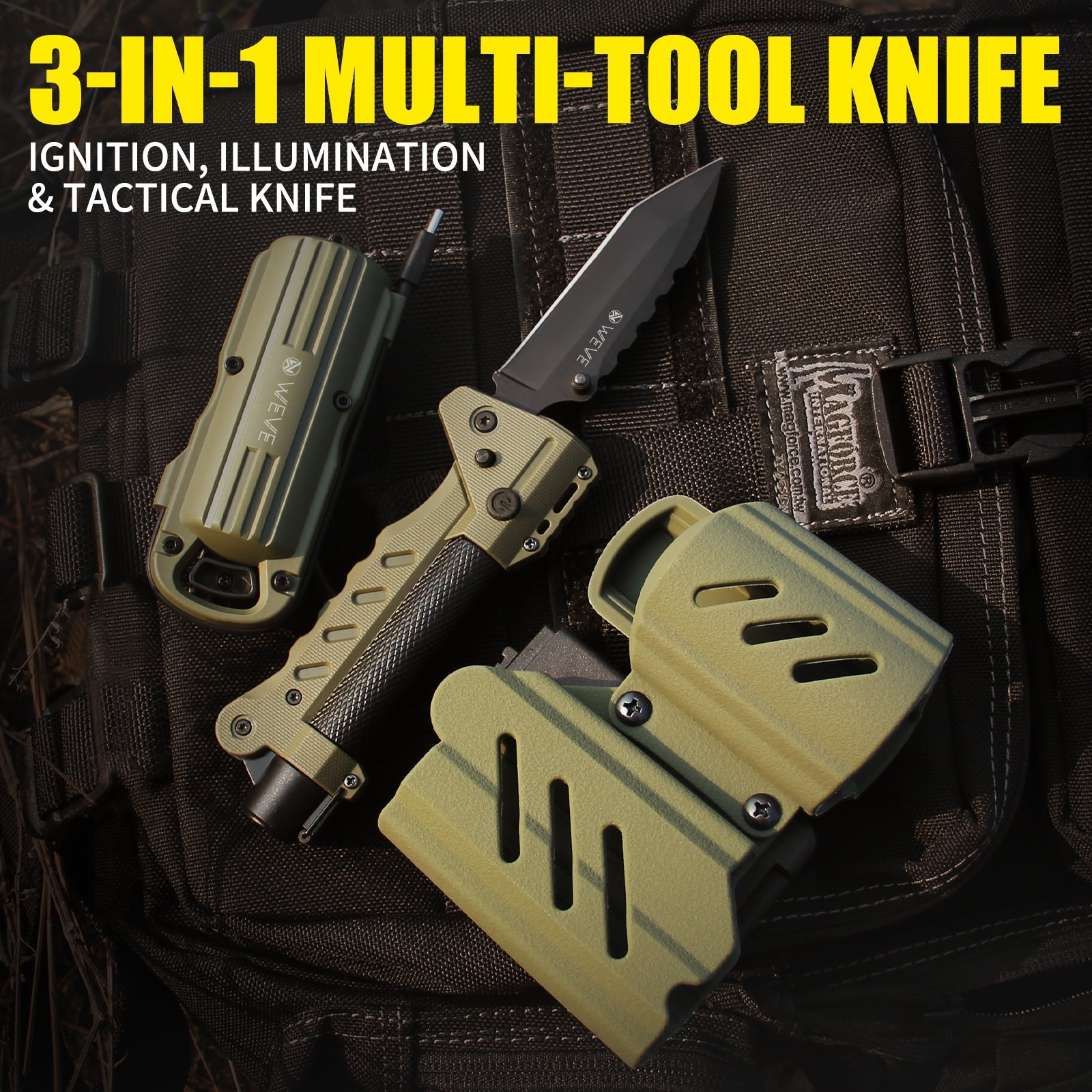 Outdoor Multi-functional Portable Folding Knife