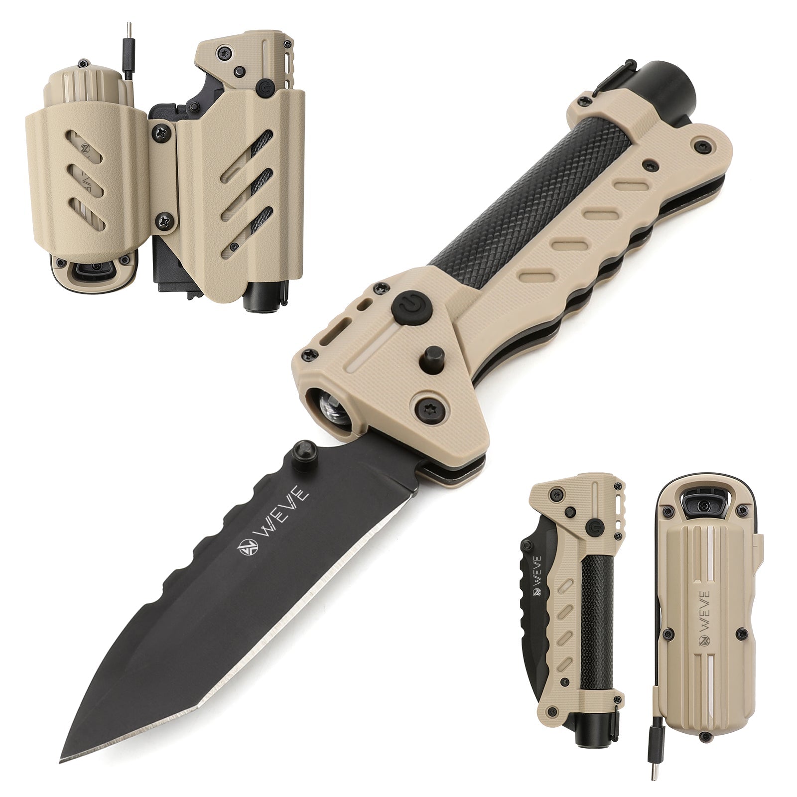 Outdoor Multi-functional Portable Folding Knife