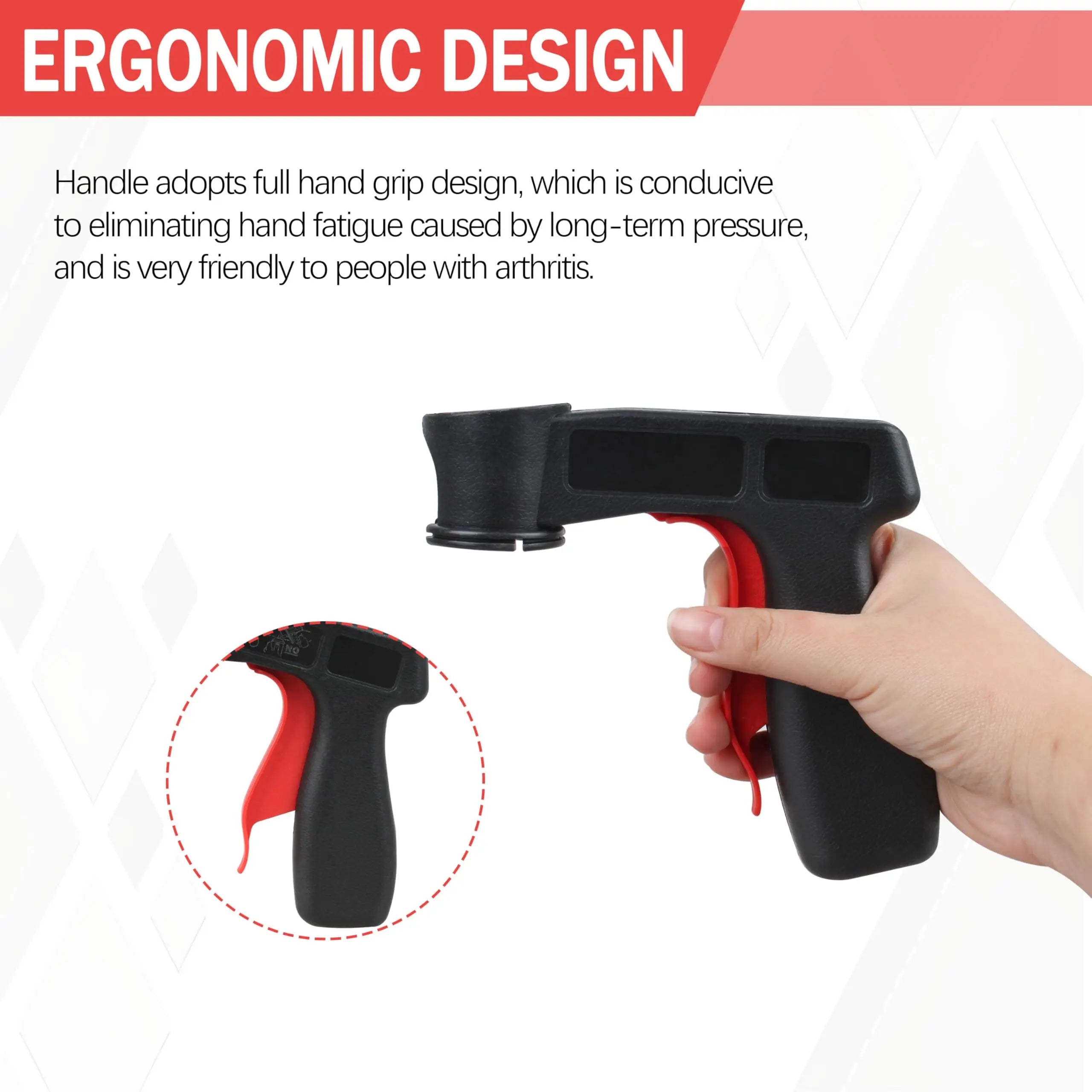 Spray Paint Gun Handle Set
