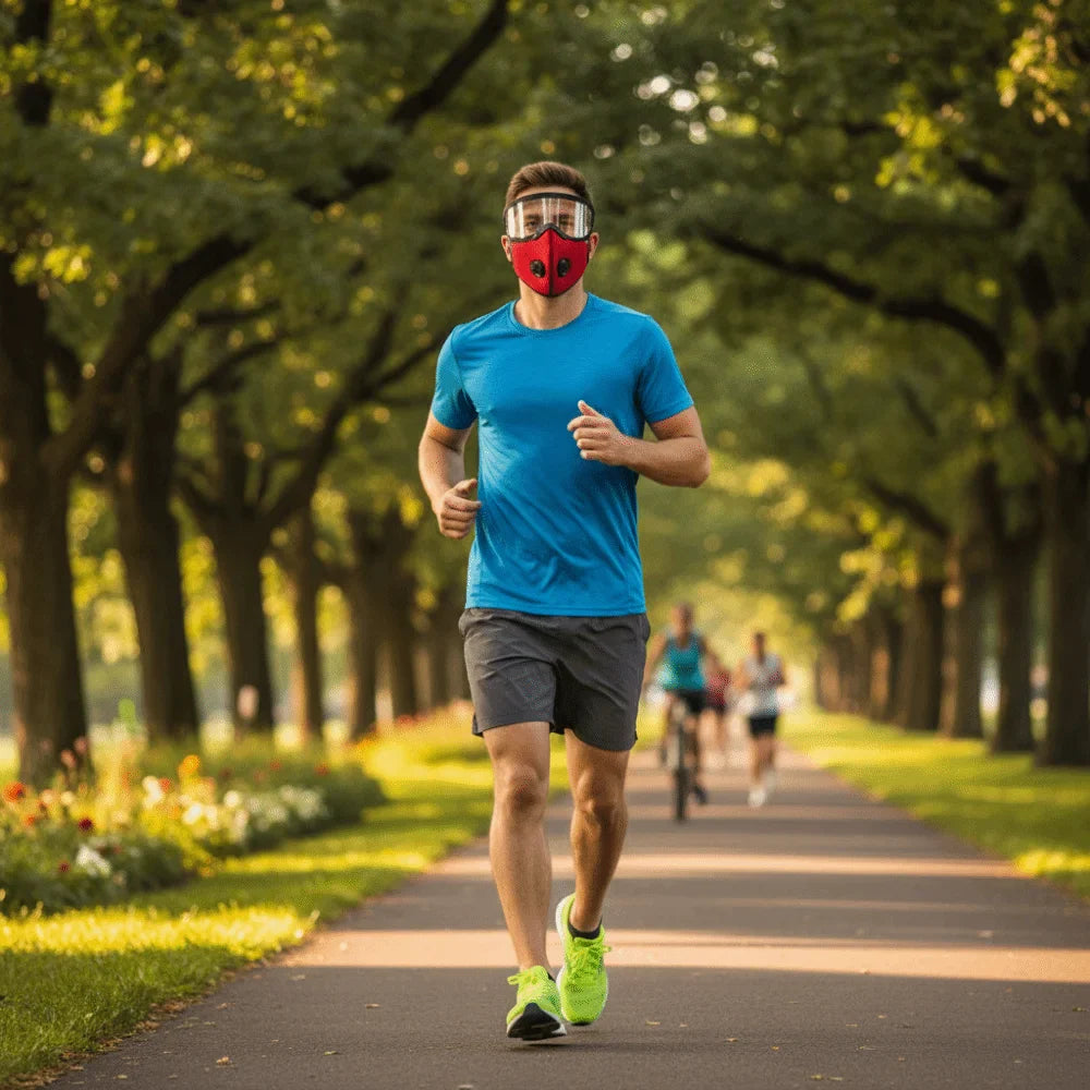 Cycling Face Mask with Goggles