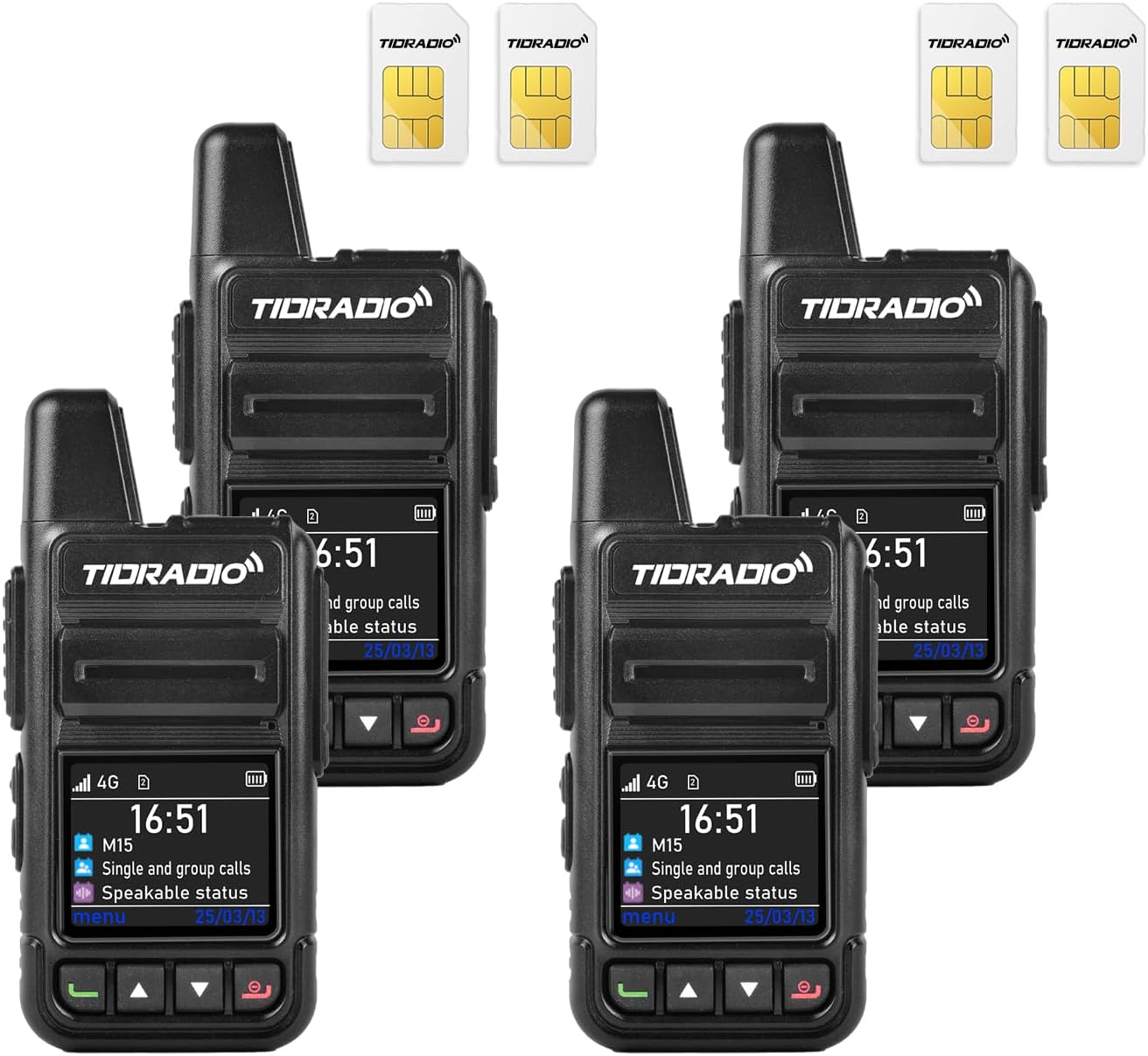 4G LTE Unlimited Nationwide PTT Two-Way Radio