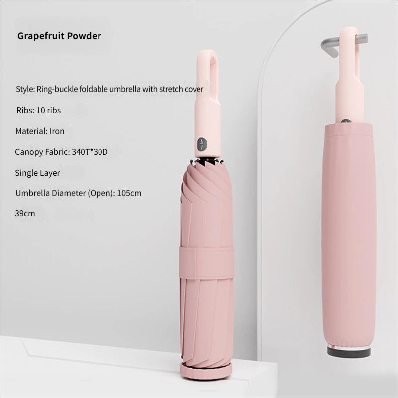 Fully automatic retractable waterproof fabric cover large folding umbrella