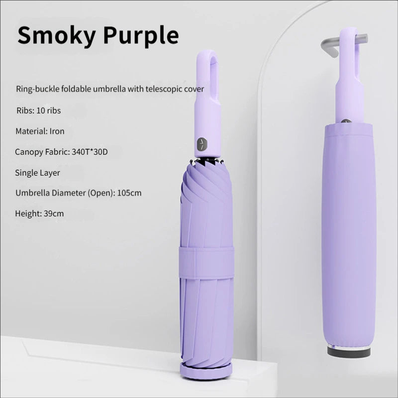 Fully automatic retractable waterproof fabric cover large folding umbrella