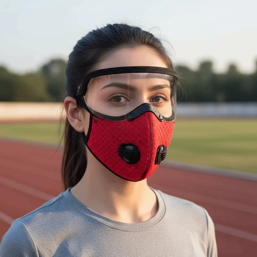 Cycling Face Mask with Goggles