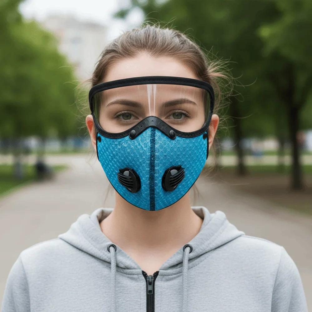 Cycling Face Mask with Goggles