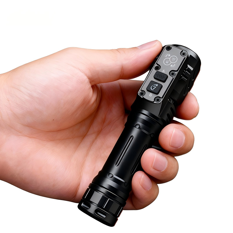 Innovative Two-Way illumination Rotatable Magnetic EDC Flashlight Outdoor highpower flashlight