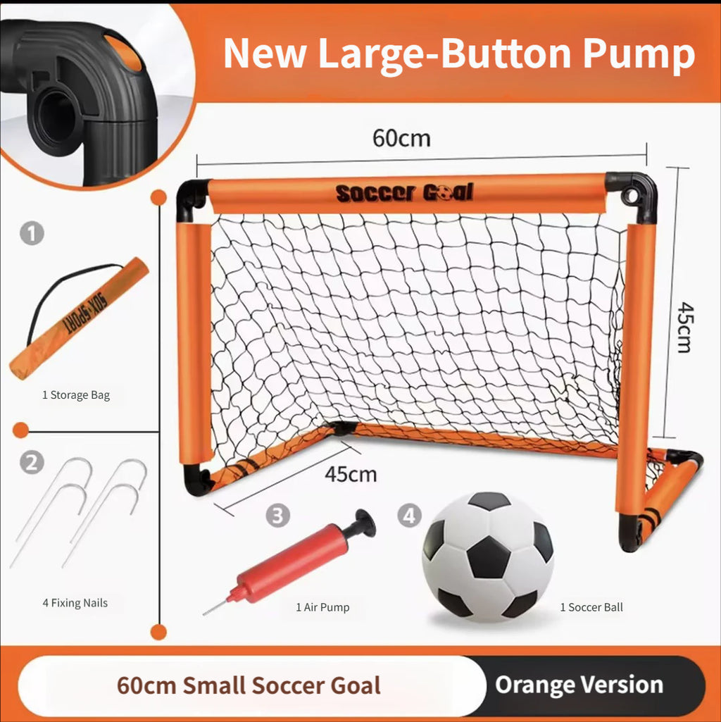 Mini cat soccer toy, portable foldable goal, pet toy