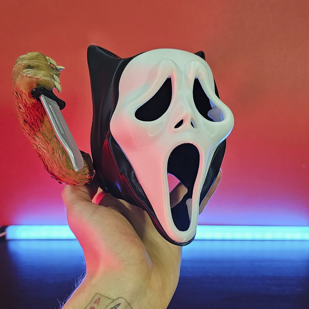 Halloween Gift-Scream Cat Mask – Modular "Ghostface" Magnetic Costume