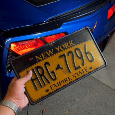 License plate cover - USA/Canada Car