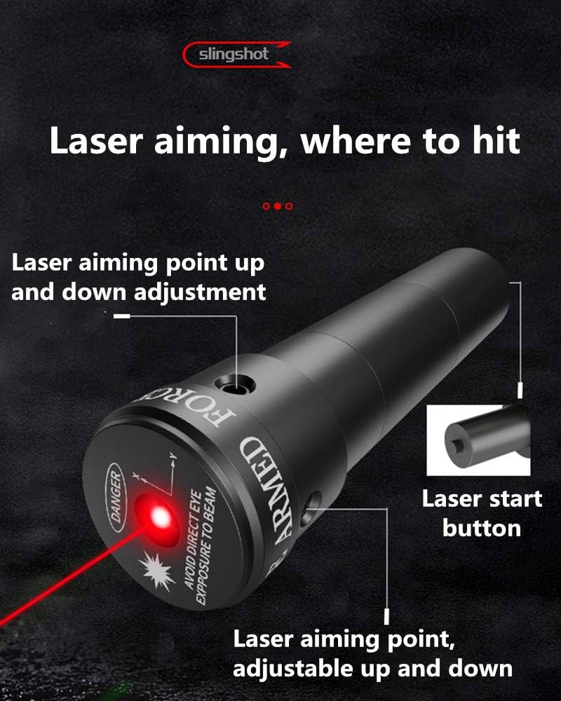 Laser Aiming Telescopic Slingshot