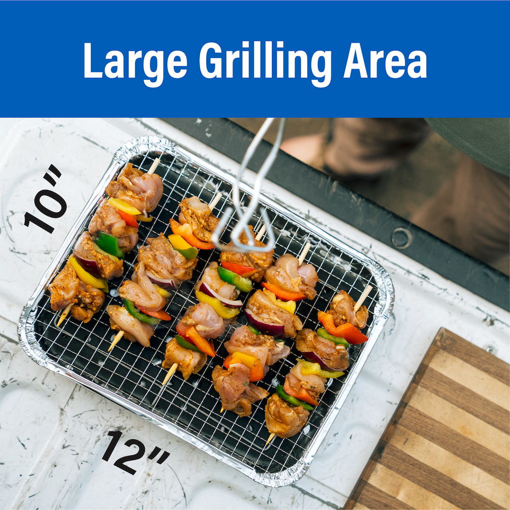 Portable disposable barbecue grill