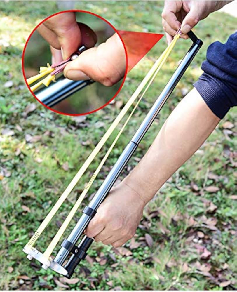 Laser Aiming Telescopic Slingshot
