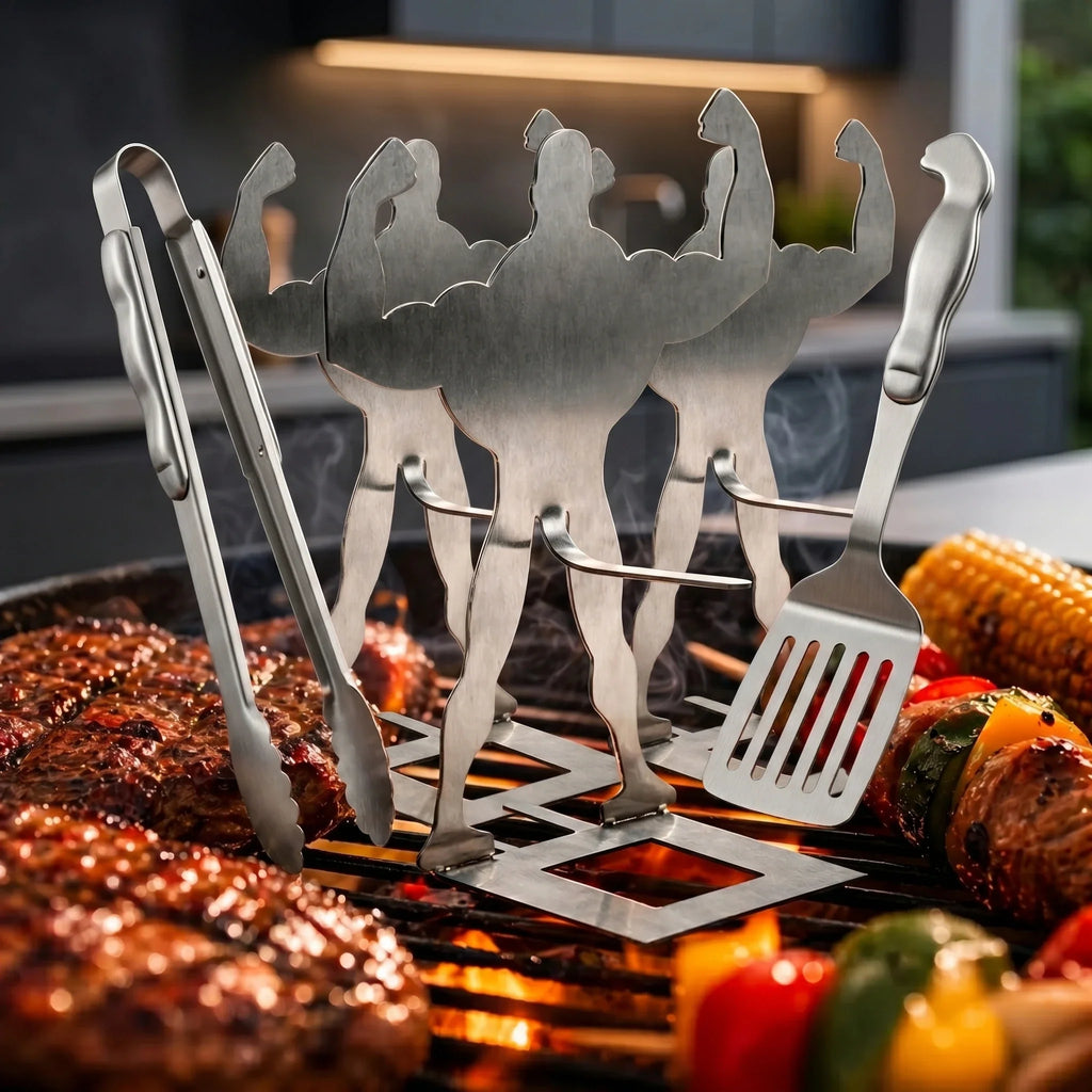Muscular Man BBQ Grill