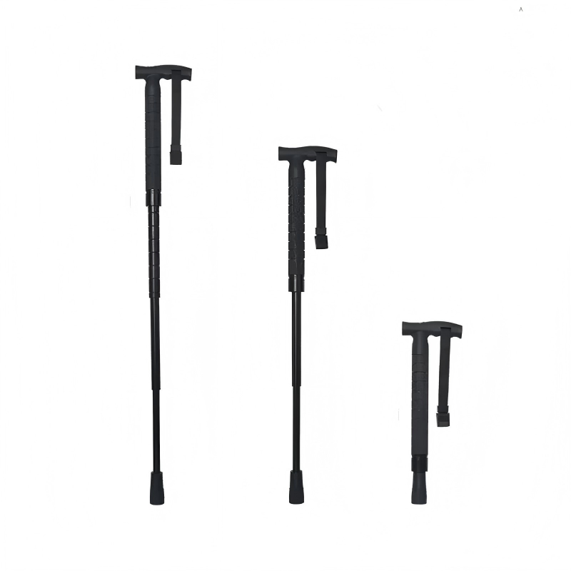 Telescopic Hiking Pole with Self-Defense Baton