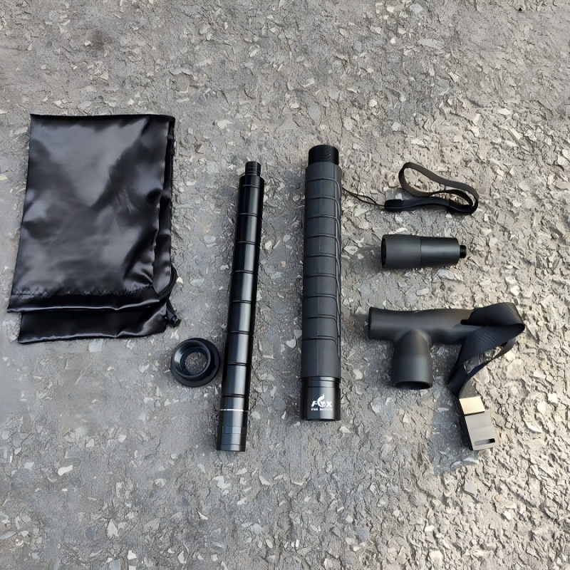 Telescopic Hiking Pole with Self-Defense Baton