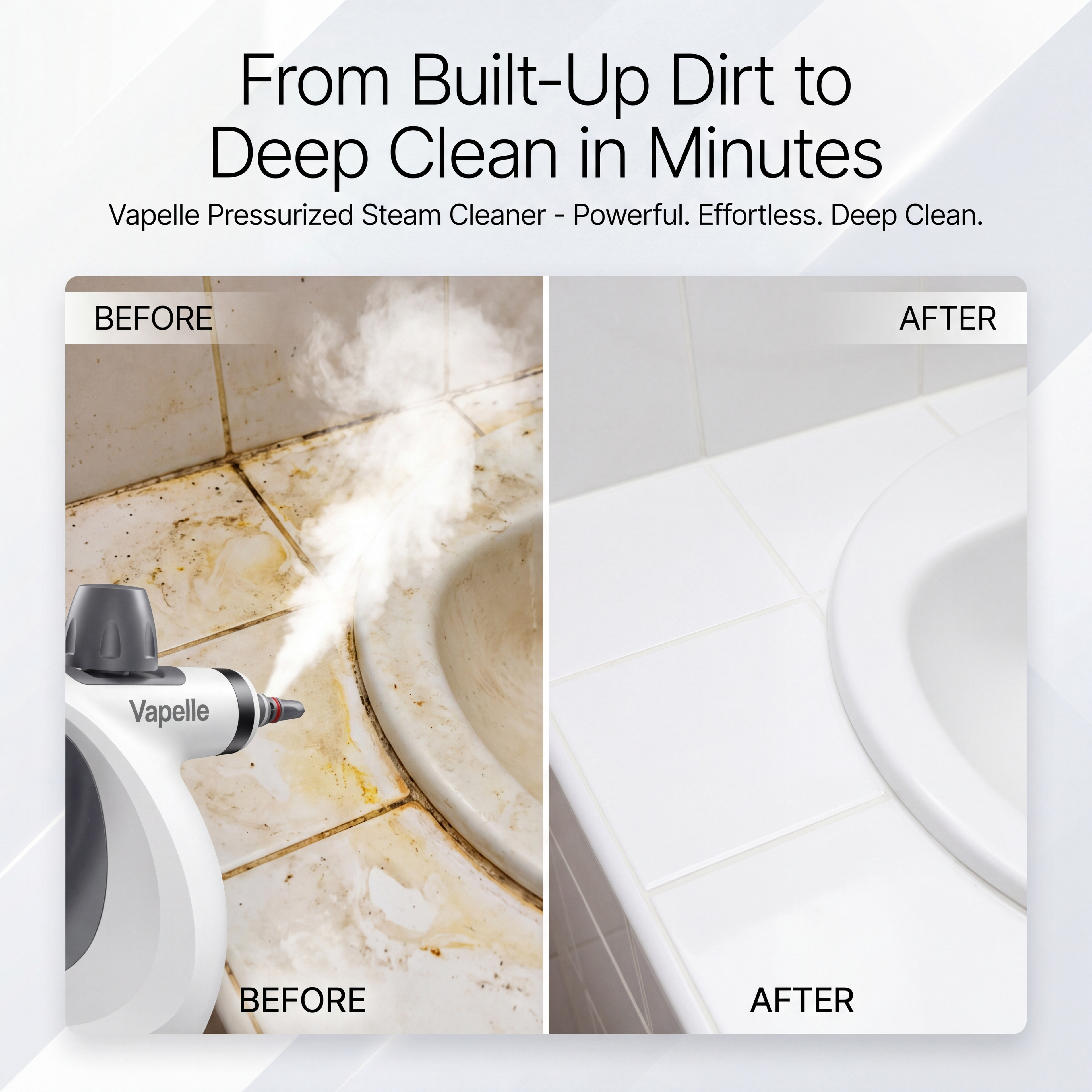 Includes 12 Free Cleaning Accessories (Today Only) — Handheld Steam Cleaner