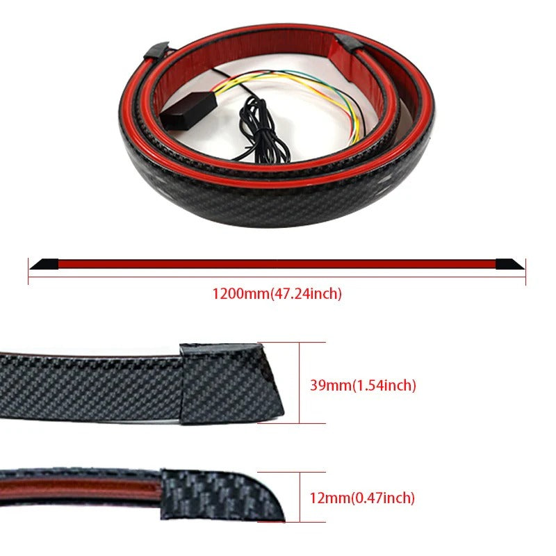 Universal LED Rear Spoiler Light for Car Modification
