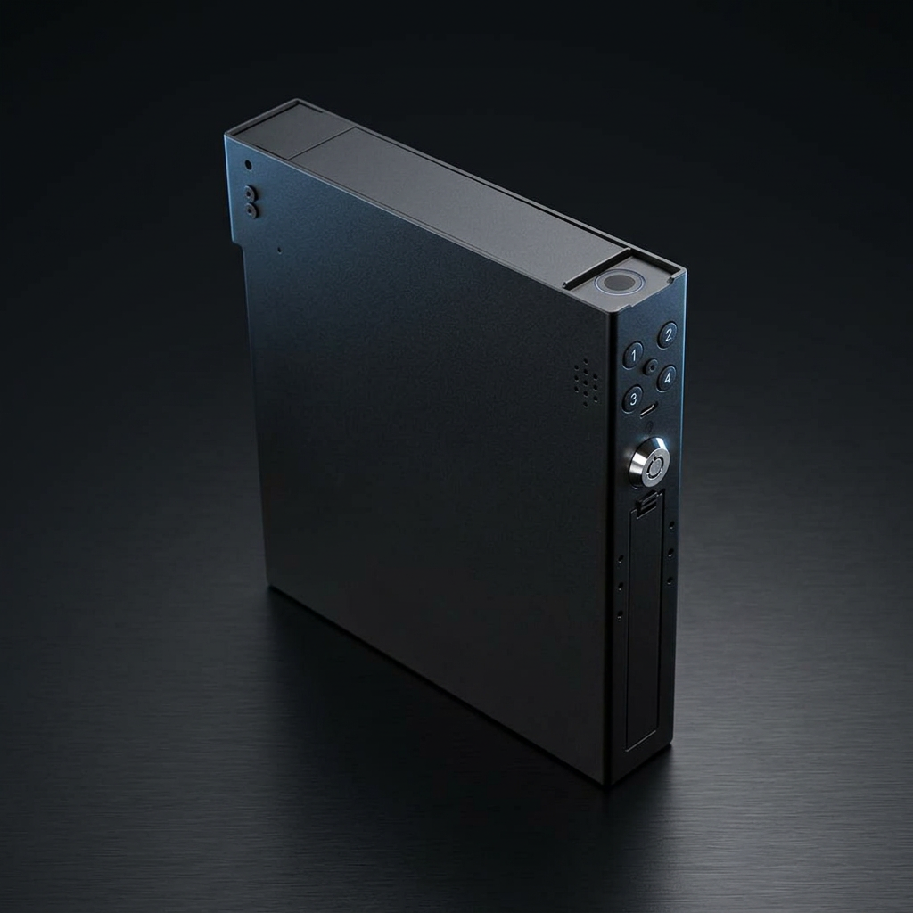 Vehicle-Mounted Fingerprint Pistol Safe