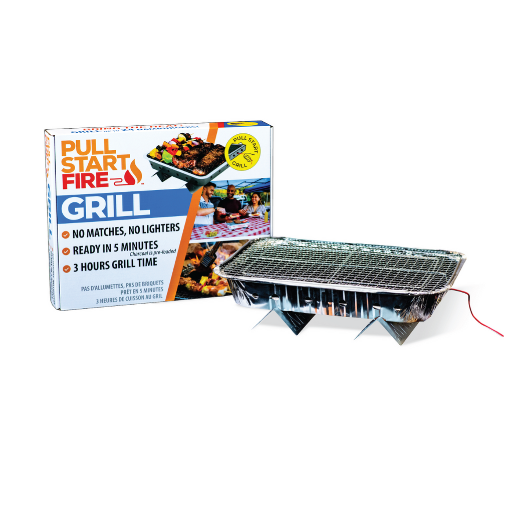 Portable disposable barbecue grill