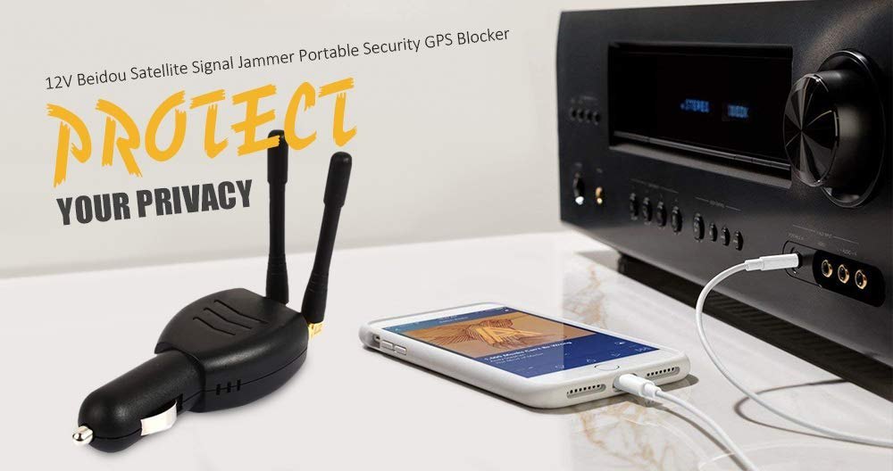 GPS Signal Blocker Anti-Tracking GPS L1 L2 Signal Mini Style GPS Signal Jammer for Car