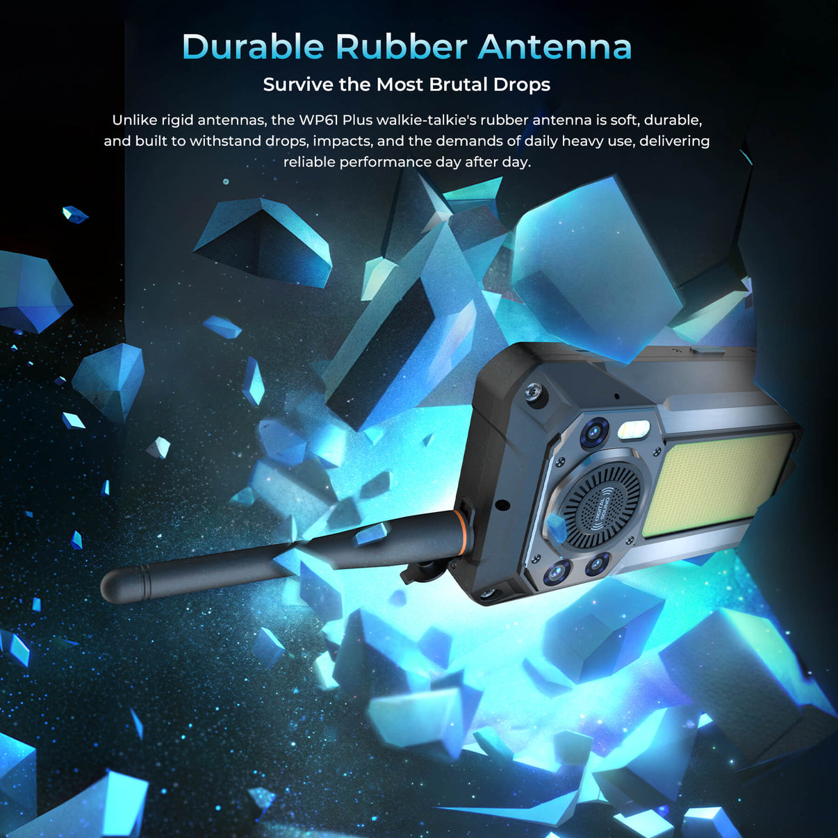 Walkie-Talkie Rugged Phone 6.78'' HD+ Display 20,000mAh Big Battery 108MP Camera Android 16(12GB+512GB NFC)